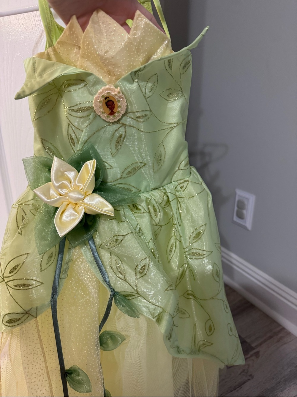 Disney Princess & the Frog- Green and Yellow Princess Dress - Picture 9 of 9